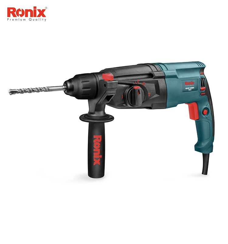 Ronix Новый 220 В 800 Вт вращающийся Молот 26 мм Электрический молот укроп модель