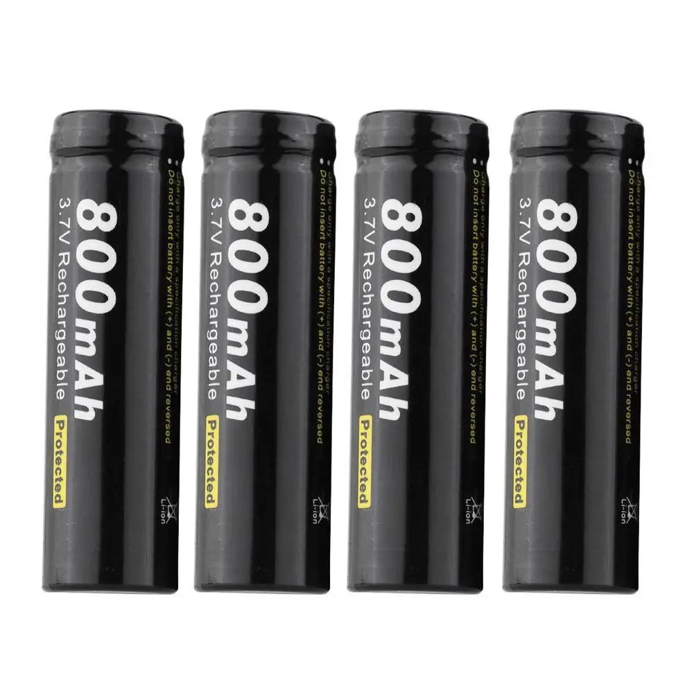 Soshine 4x3 7 V AA 14500 800mAh литий-ионная аккумуляторная батарея с защищенной печатной
