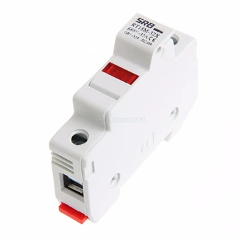 

RT18-32X AC 32A 1 Pole 10x38mm DIN Rail Mount Fuse Holder Base