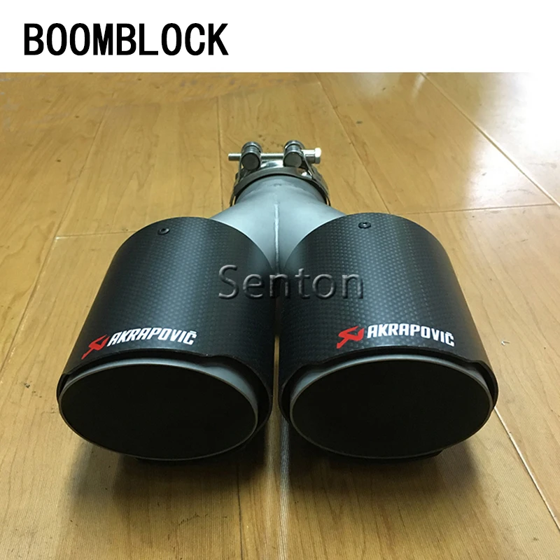 

Auto Car Akrapovic Tips Carbon Fiber Exhaust Muffler Pipe Modified For BMW Mercedes Honda Toyota Mazda Lexus Volvo Accessories