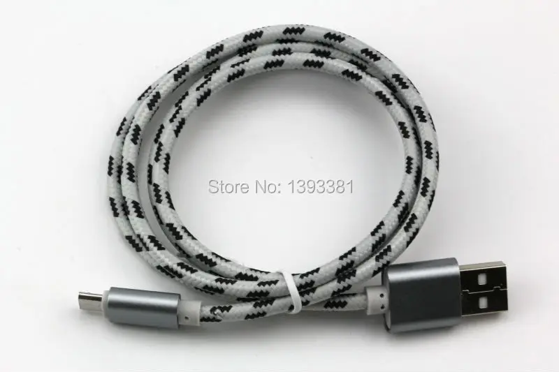 200 шт 1 м 2 м 3 м высокоскоростной металлический USB плетеный кабель для быстрой зарядки Micro USB 8 pin type C шнур для зарядки мобильных телефонов