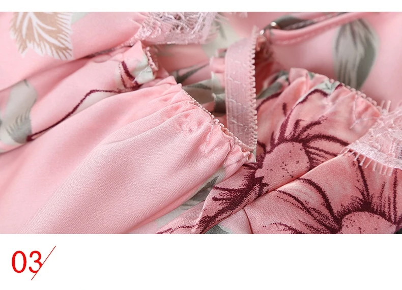 Sleep Lounge Nightgowns & Sleepshirt with Chest Pad Sleepwear Women Night Dress Sexy Ladie Nightwear Women Lingerie Indoor Dress (7)