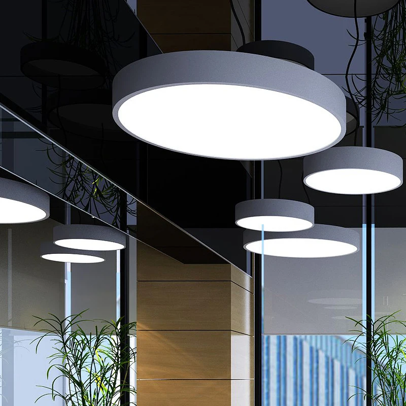 

Round Square Panel LED Aluminum Ultra-thin LED Panel Light 6W 12W 18W Surface Mounted Downlight Ceiling Down Lamp 220v