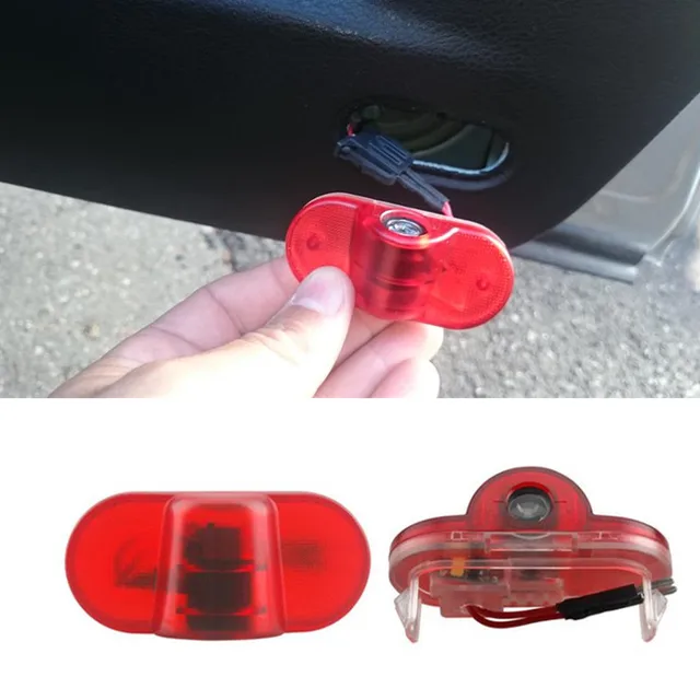 US $7.99 LED Car Door Laser Projector 3D Ghost Logo Shadow Logo Welcome Light For VW Golf 4 MK4 Golf4 Touran