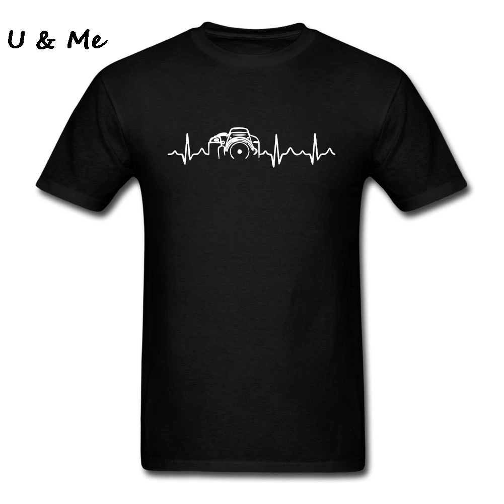 Футболка мужская фанки фотографа сердцебиение забавные Camiseta BF мужские футболки