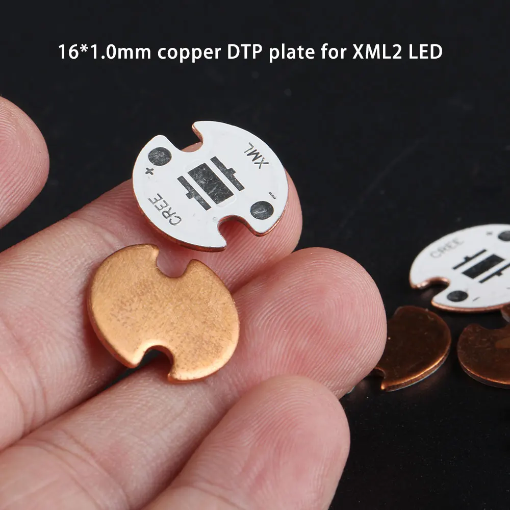 

16mm*1.0mm DTP copper plate for CREE XML2 LED