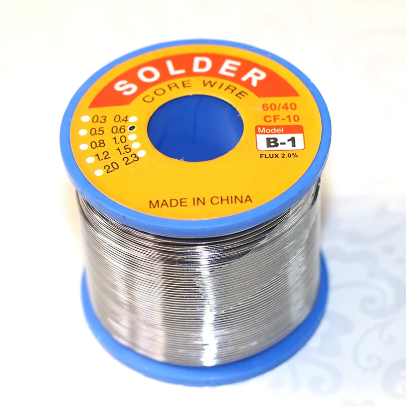 0.6mm Tin Solder Soldering Welding Iron Wire Lead Rosin Core 60/40 500g