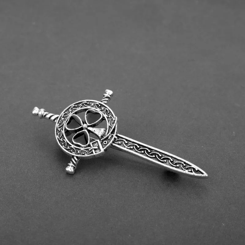 Модные ювелирные изделия Outlander брошь Thistle кельтские узлы Kilt Pin Брошь шотландский шарф с национальным узором Броши Викинг норвежский Женский Мужской