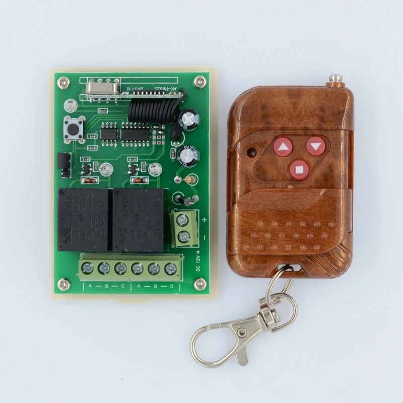 12V 2 CH Wireless Remote Control Switch For Motor Forward and Reverse