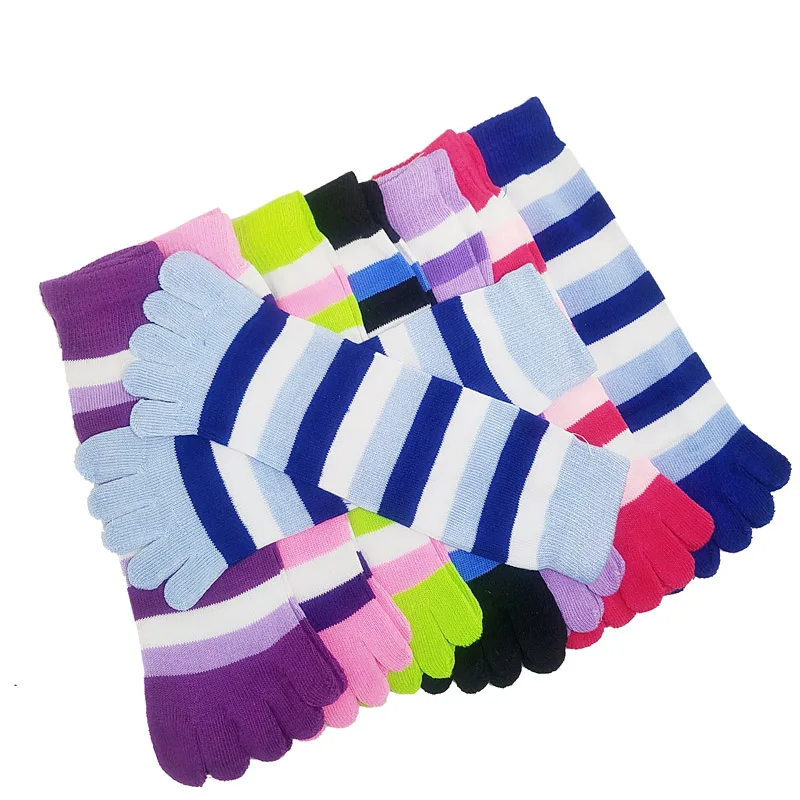 Теплые удобные женские носки из хлопка и бамбукового волокна для девочек короткие женские невидимые цветные для девочек и мальчиков Чулочные изделия 5 пар = 10 шт. WS50