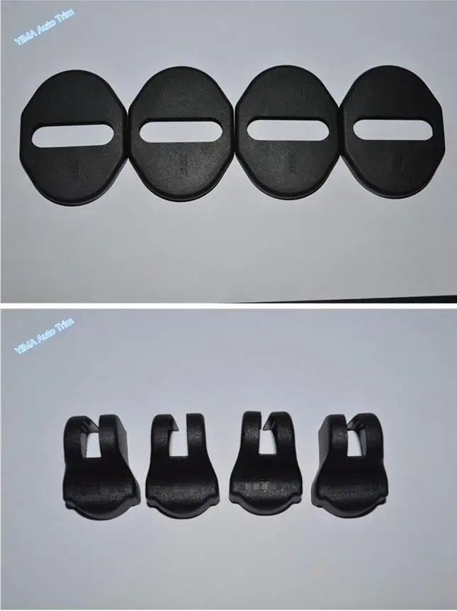 

Lapetus Car Styling Inner Door Lock & Arm Stop Rust Waterproof Protector Cover Trim Fit For Hyundai Tucson 2016 - 2019 / Plastic