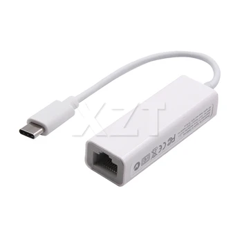 

AT 1PCS USB C Type-C Ethernet Network Adapter to RJ45 10/100 Gigabit Wired Internet Cable For Macbook Windows Systems Adapter