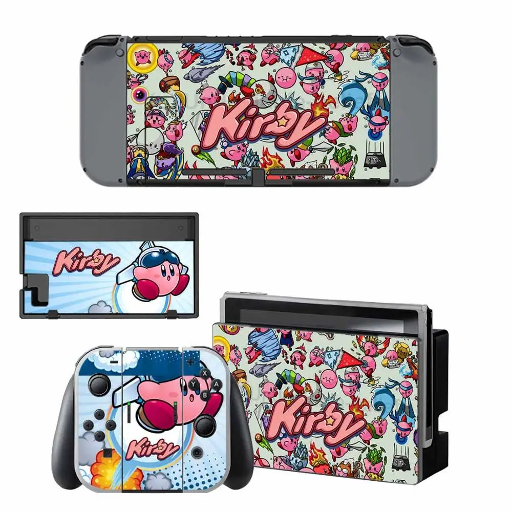 Сменные наклейки Switch Skin kirby Nintendo, сменные наклейки, совместимые с консолью Nintendo doswitch, Joy-Con, контроллером - Цвет: YSNS0505