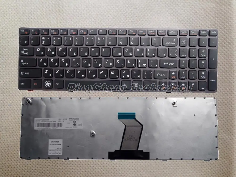  Black Russia laptop Keyboard For Lenovo V570 V575 Z570 Z575 B570 B570A B570E B570G B575 B575A Z565 