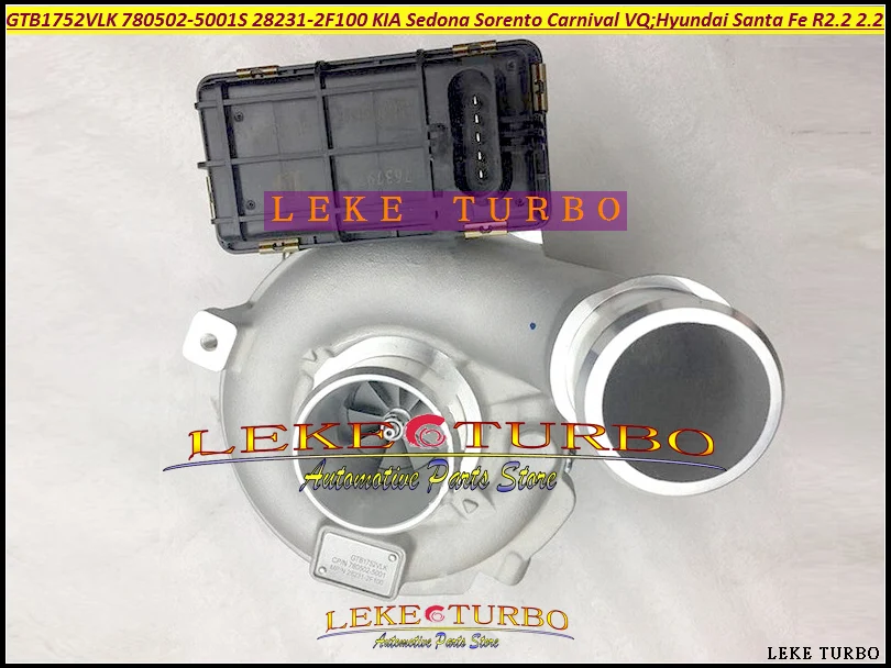 Turbo GTB1752VLK 780502 780502-5001S 780502-0001 28231-2F100 282312F100 For KIA Sedona Sorento Carnival VQ CRDi For Hyundai Santa Fe 2009- R2.2 2.2L (3)