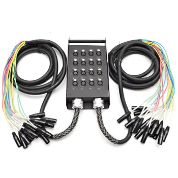 

High quality NMBJCKO NEW 16 CHANNEL SPLITTER SNAKE CABLE - Two 15 'Trunks PA