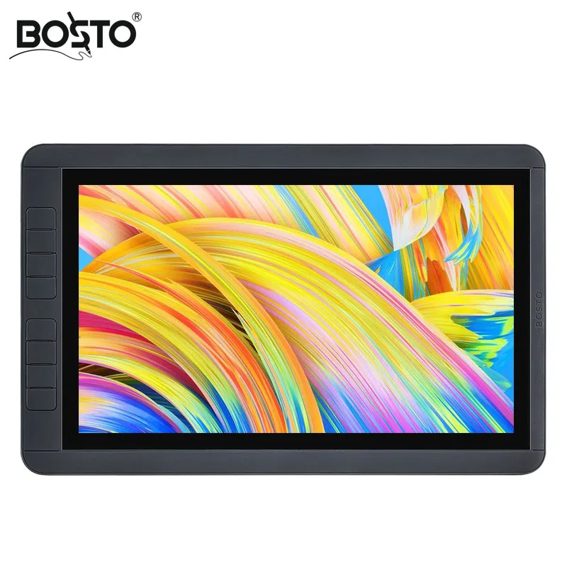 BOSTO V3 13,3 В FHD Art Графика планшет монитор рисовать Tablet 8192 уровней Smart ручка с подставкой и рисунок перчатки