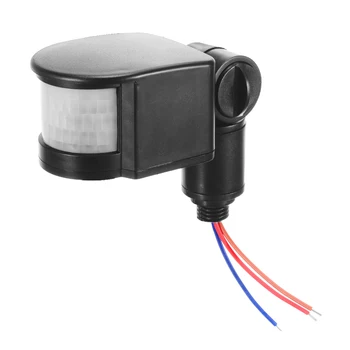 

Mayitr 110-220V Outdoor LED Infrared PIR Motion Sensor Detector Wall Light 140 Degree Motion Sensor Light Switch