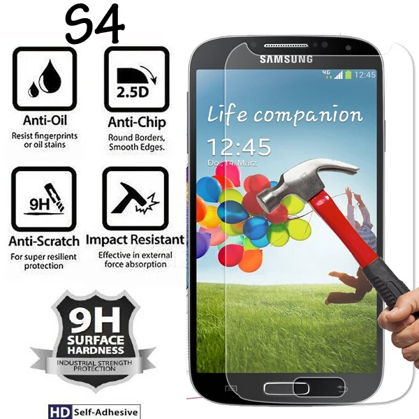 GT-I9500 I9505 I9506 защитное стекло пленка Для Samsung Galaxy S4 стекло закаленное Экран Протектор защитная пленка на телефон Для самсунг галакси S4 стекло крышка 9H 2.5D