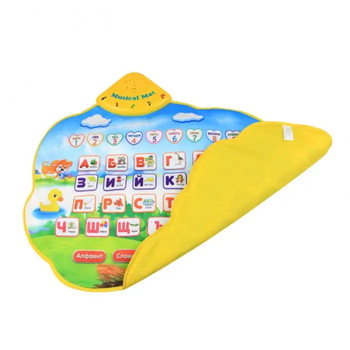 Детский обучающий коврик Русский язык игрушка Алфавит говорящий русский язык фонетический звук ковер игрушка для раннего образования NSV775