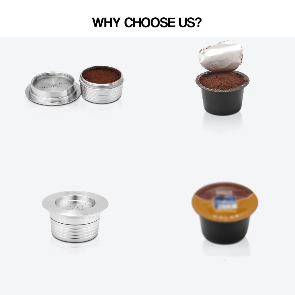 

Reusable Coffee Capsule Stainless Steel For Lavazza Refillable Blue Coffee Capsule Cafe Kitchen Home Accessories Coffeeware Gift