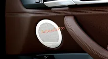6 шт. Межкомнатных Дверей Автомобиля Стерео Динамик Крышка Накладка Для BMW X5 E70 2008-2013
