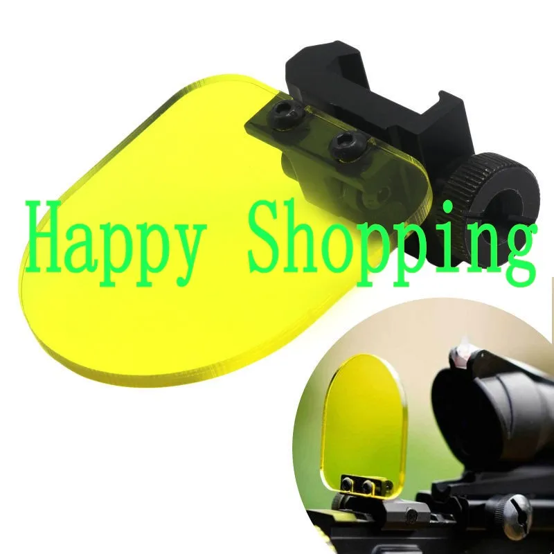 

Hunting Sight Scope Lens Screen Protector Shields Folding Airsoft Foldable Protective Lens Cover 20mm Rail