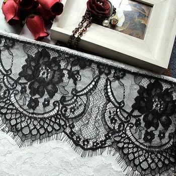

9M/Lot Width 14CM Exquisite Black and White Lace, Handmade DIY Clothing Accessories,RS1132