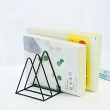 Coloffice креативный упрощенный металлический выдолбленный книжный стеллаж металлический высококачественный книжный стол для хранения книг случайный цвет 1 шт