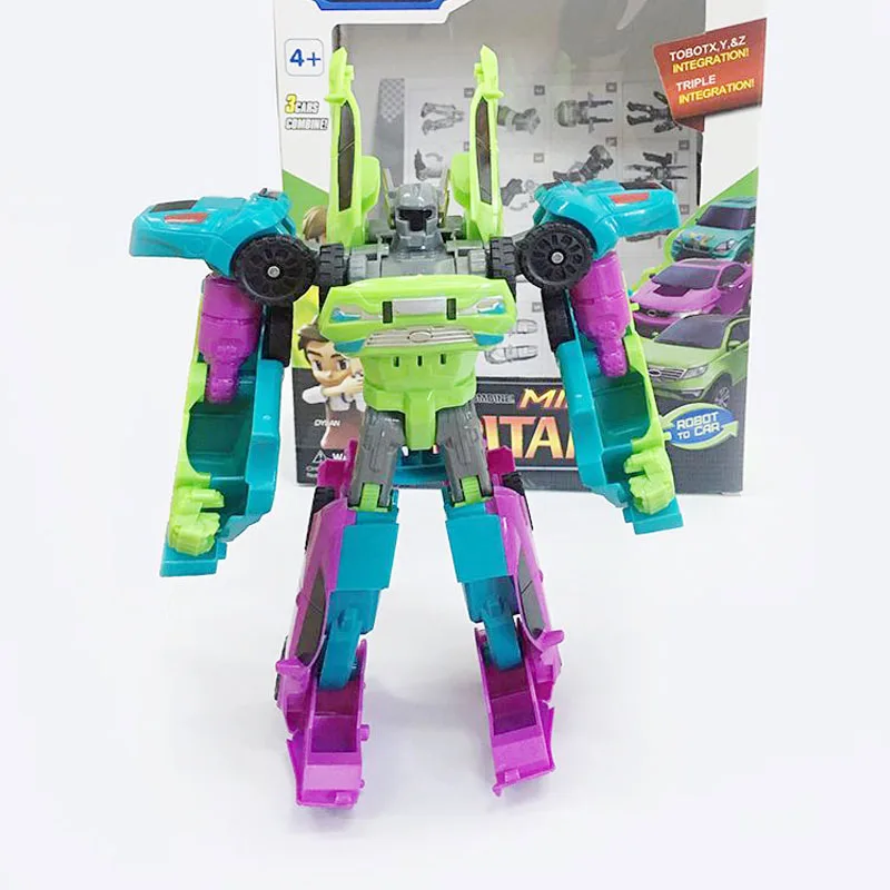 

New Year Gift Transformertion Robot Car Korean Cartoon Deformation for Boys Chidrend's Educational Toys