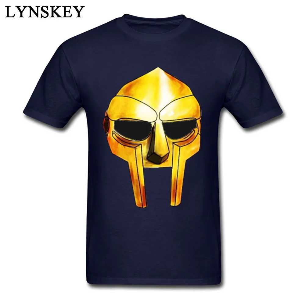 Высококачественная футболка с изображением золотой маски Mf Doom мужские футболки