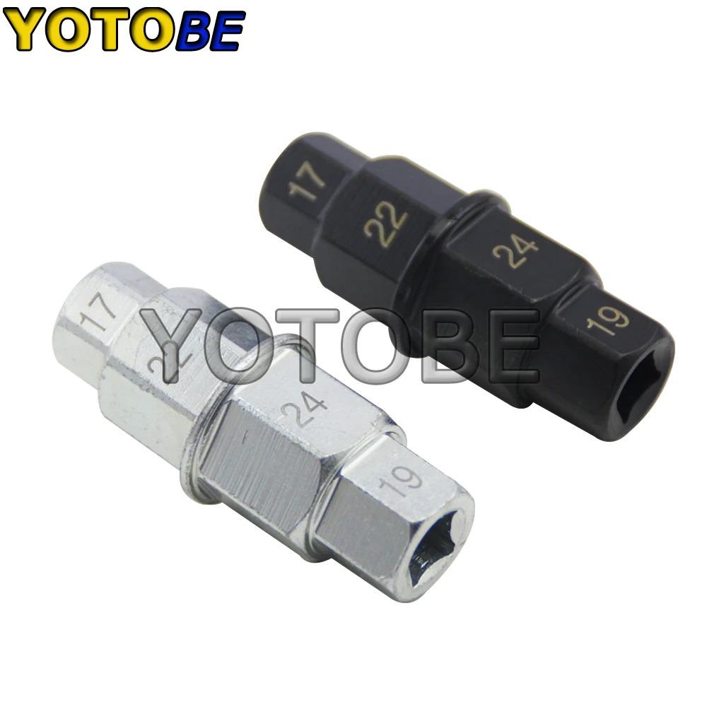 Professional Front Spindle Socket HEX AXLE TOOL 17mm 19mm 22mm 24mm for
