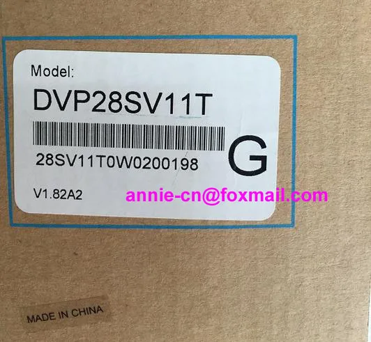 New and original DVP28SV11T DELTA PLC 16DI/12DO Transistor dvp32es00t2 delta plc 100 240vac 16di 16do transistor output new original