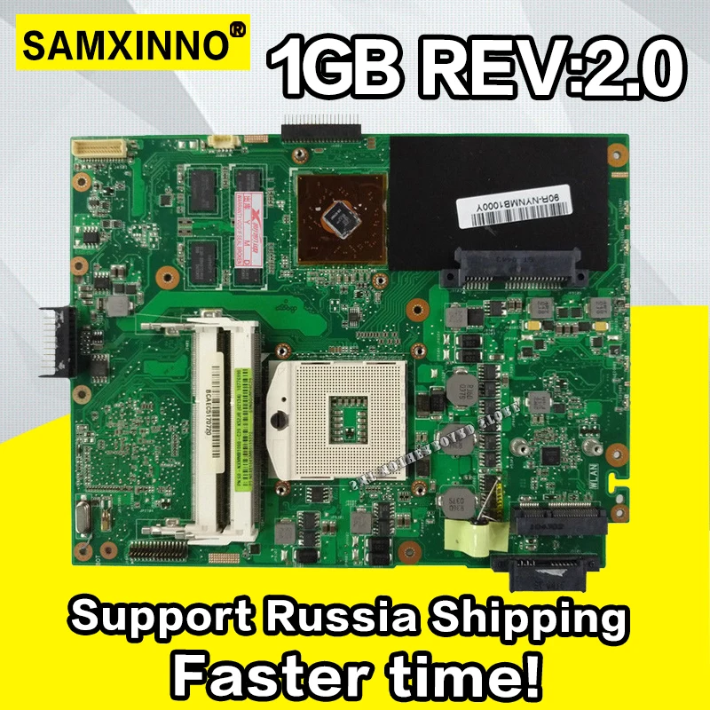 K52JC GT310M REV2.0 Laptop Motherboard 1GB For ASUS A52J X52J K52J K52JR K52JE K52JC K52JU K52JB Ma