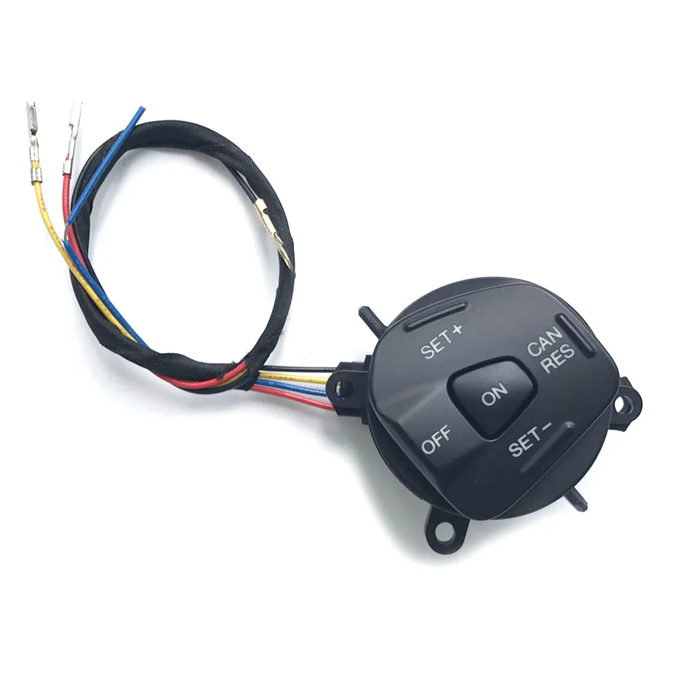 blue led multifunction steering wheel button cruise control switch and cable for Ford Fiesta MK7