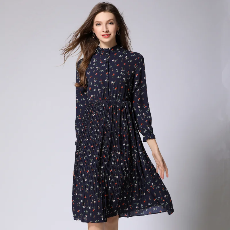 New Arrival 2018 font b Women b font Spring font b Dress b font Long Sleeve
