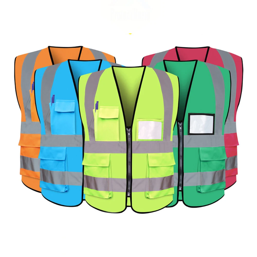 

Motorcycle Jacket Reflective Vest Safety Vest Body Safe Protective Traffic Facilities For Running Riding Sports Gilet 5 Colour