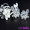 Artlalic 50 Pcs New Butterfly Fake Nail Polish Display Clear/ Natural Color Chart Practice False Nail Art Tools ► Photo 3/4