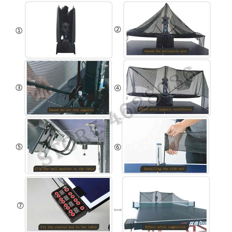 Профессиональные S6-PRO роботы для настольного тенниса, отправитель, машина для подачи, тренажер для ракетки, спортивная сетка для сбора 100 мячей для пинг-понга