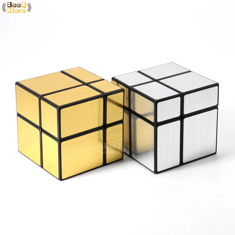 Shengshou 2x2 3x3 зеркало куб магический куб золотого, серебряного цвета матовый Magic Cube 3x3x3 для детей Обучающие игрушки подарок