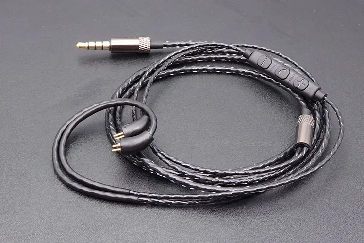 Remote control upgrade line for KZ ZST ZS3 zs5 ZS6 zs10 ED12 0 75MM pin headphones