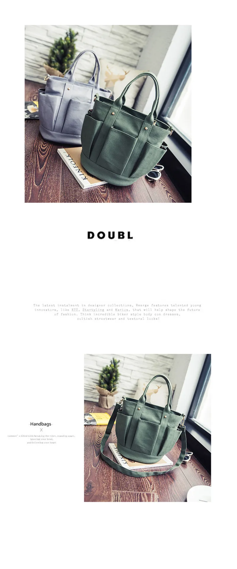 New Women Canvas Bag Drawstring Bucket Small Cross-body Bag Fashion Trend Brief Shoulder Bag For Lady Female Handbag Sac SS7381 (12)