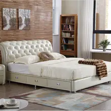 Настоящая Натуральная кожа каркас кровати мягкие кровати мебель для дома спальни camas горит muebles de dormitorio yatak мобильный кварто Бетт