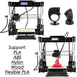 3D-принтеры Модернизированный возобновить Мощность отказ печати DIY KIT A8 MK8 сборки ЖК-дисплей DIY 3D-принтеры комплект Impressora 3d