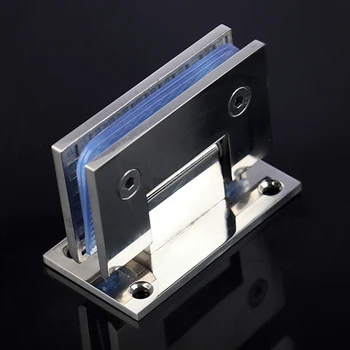 

90 Degree Open 304 Stainless Steel Wall Mount Glass Shower Door Hinge For Home Bathroom Furniture Hardware