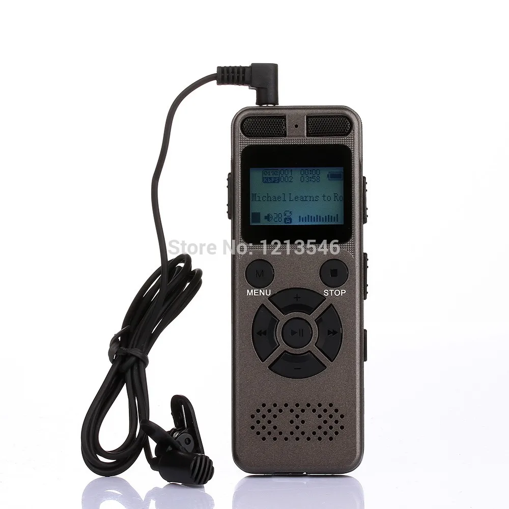 100pcs/lot 8GB Professional Audio Recorder