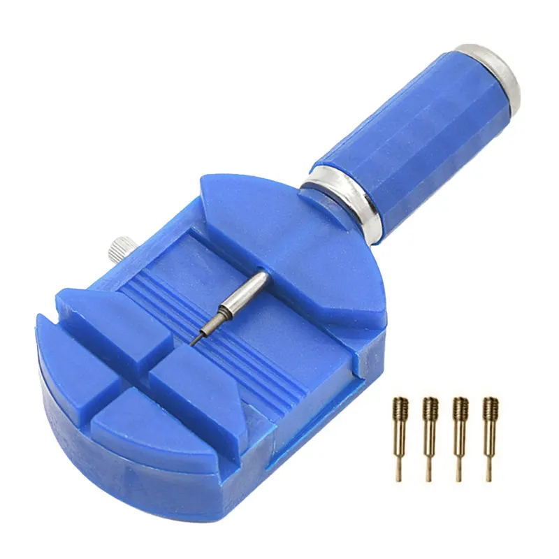 

Wrist Bracelet Watch Band Link Slit Strap Remover Adjuster + 5 Pins Repair Tools ~ LL