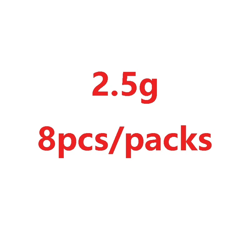 Рыболовные приманки для окуня, 8 различных граммов, 5 г/7 г/10 г/20 г/28 г/3,5 г - Цвет: 2.5g 8 Pieces