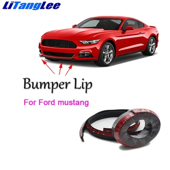 

Car Accessories for Ford mustang Front Bumper Lip Car Rubber Bumper Carbon Fiber Spoiler Side Skirt waterproof protection