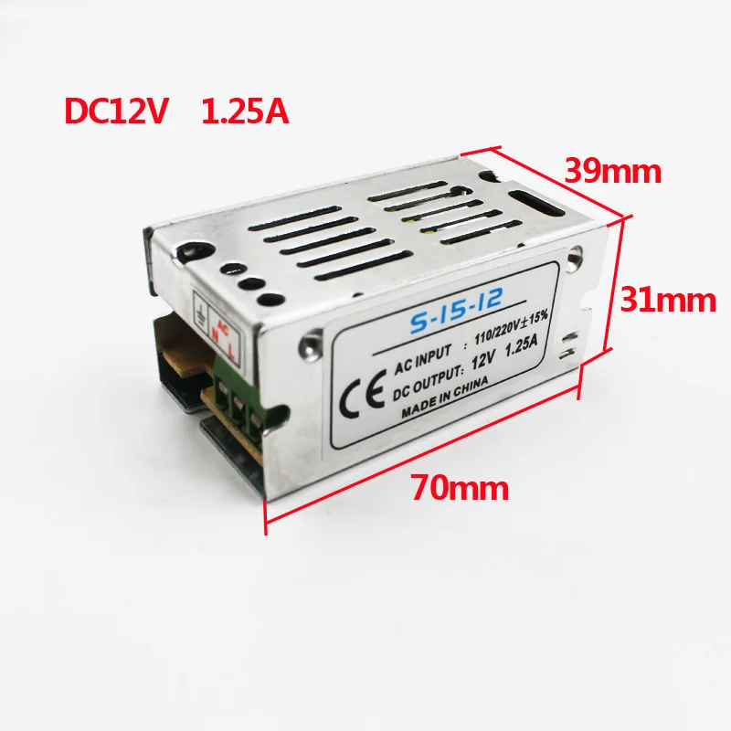 -12-DC12V 1.25A